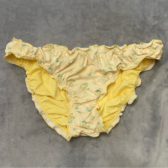 New! Frankie’s bikinis x gigi hadid arabelle honeysuckle bottoms 24118 - Picture 5 of 12